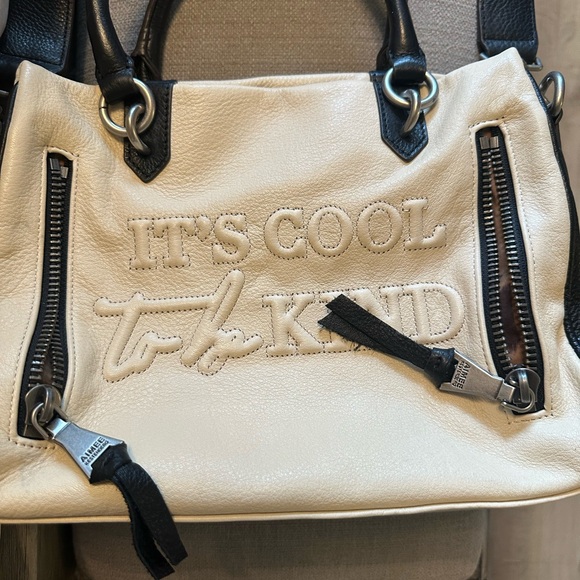 Aimee Kestenberg Black and Cream Crossbody Bag with Adjustable Strap - Picture 2 of 15